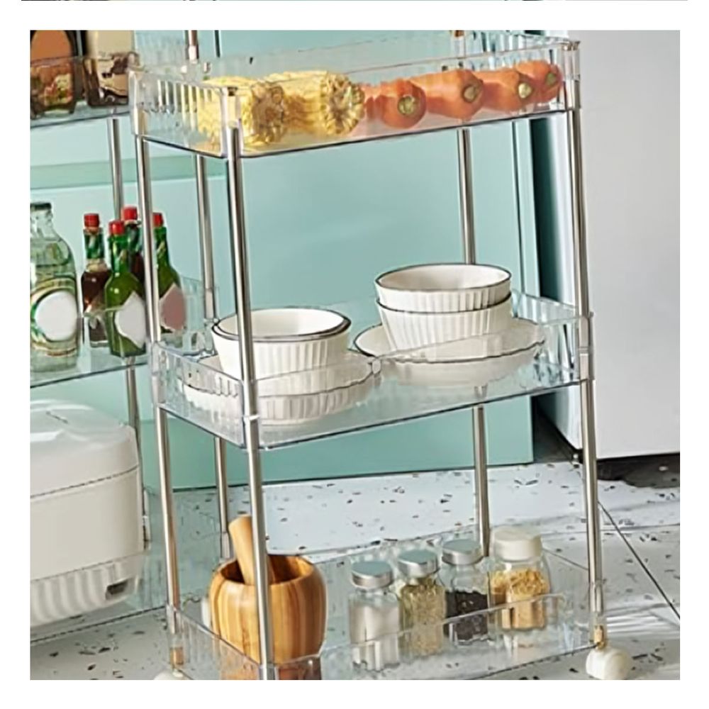 Carrito Optimizador de Espacio Color Acrilico Y+Stickers Carrito Optimizador de Espacio Color Acrilico Y+Stickers