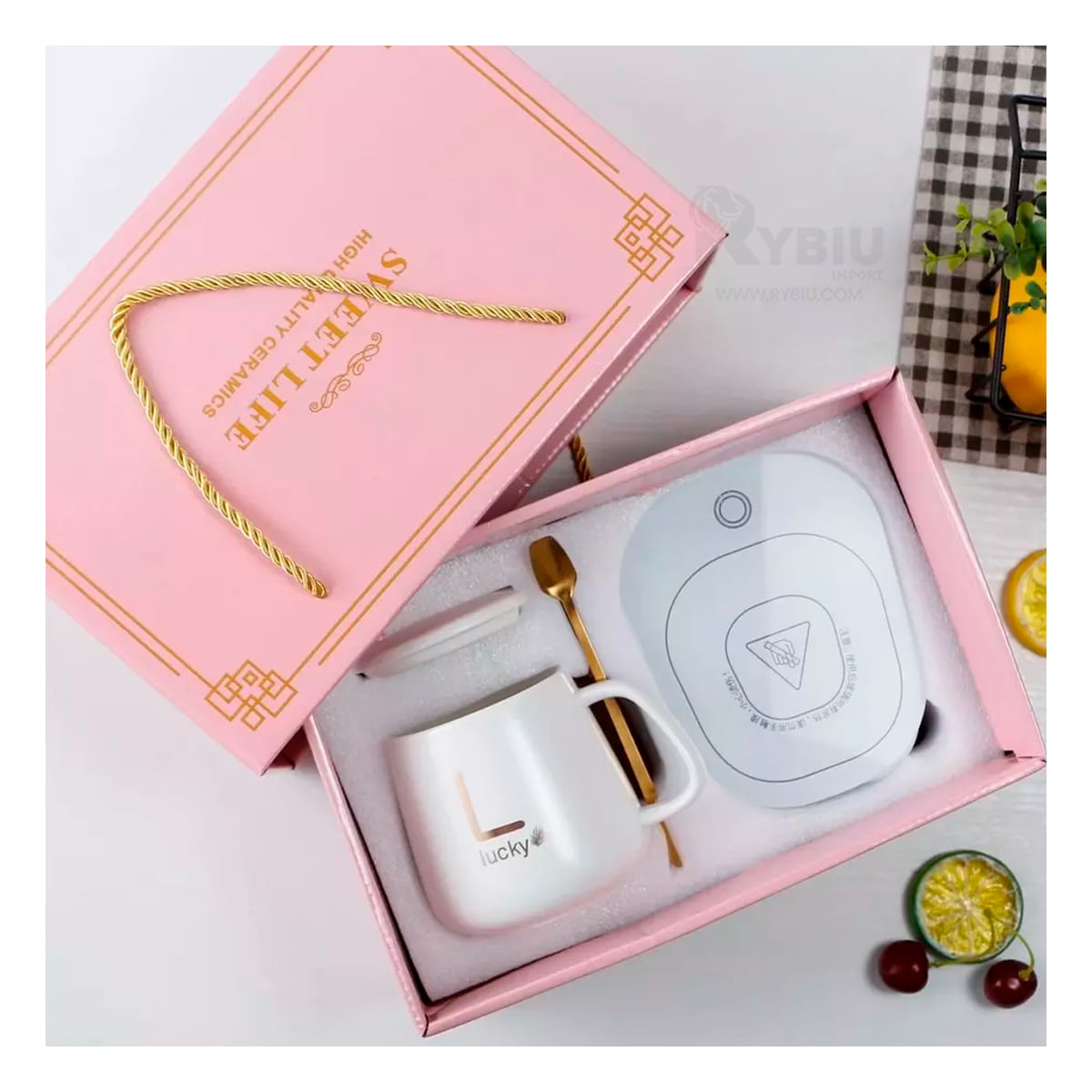 Calentador Ergonomico en Color Blanco Y+Agendita