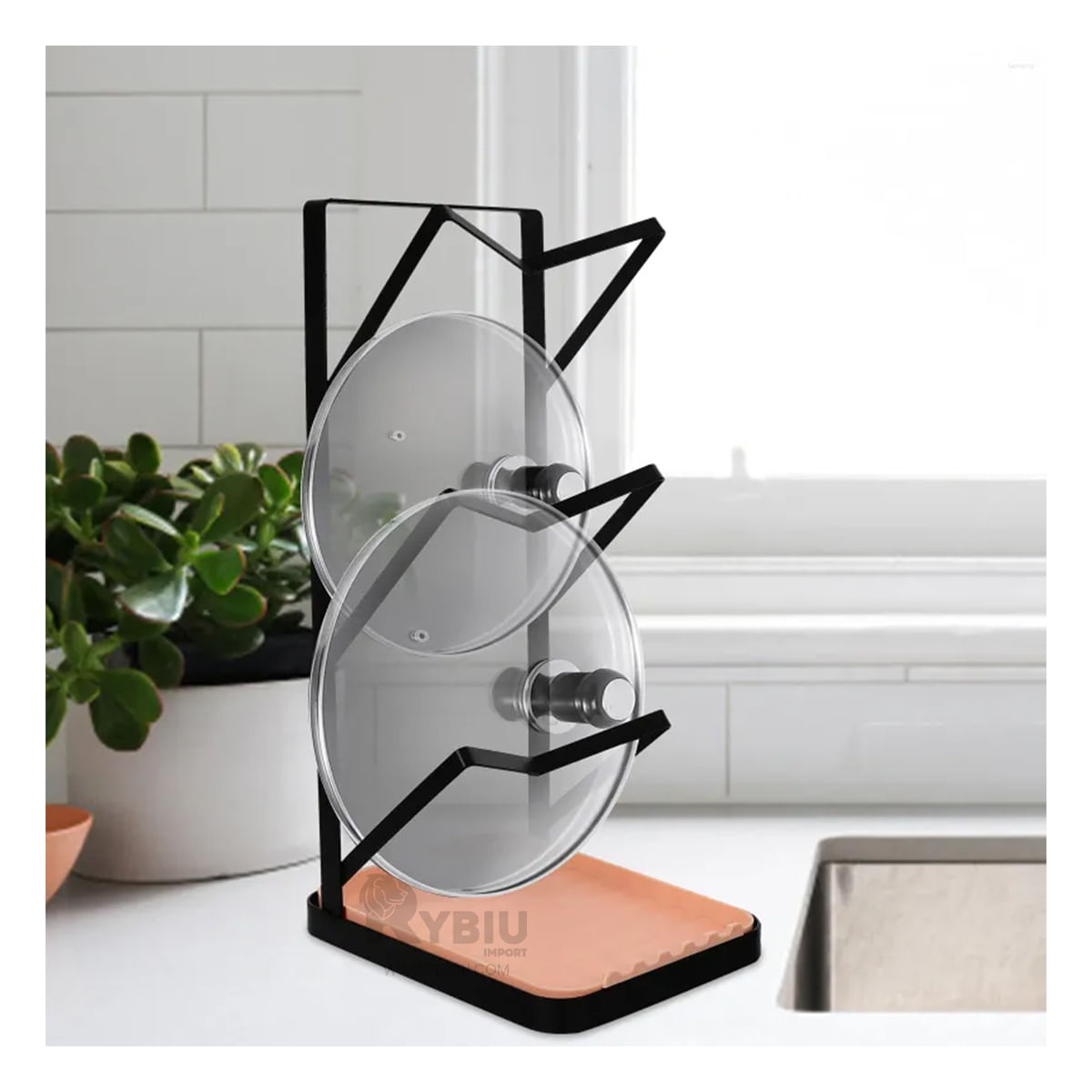 Organizador Util para Tapas en Negro Y+Papel de Regalo