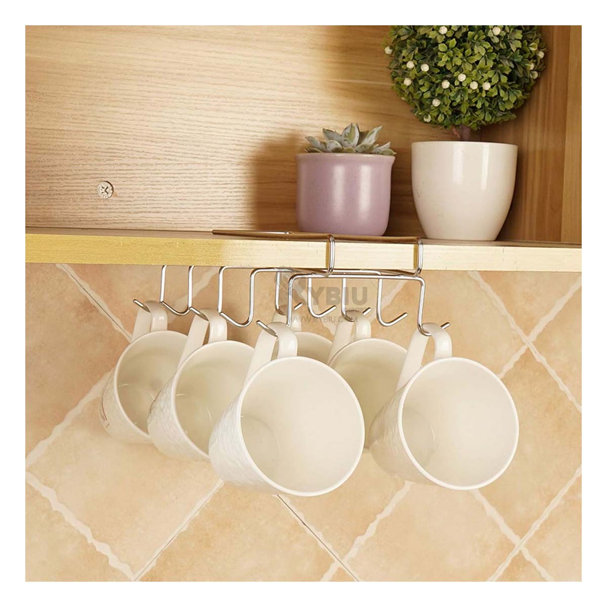 Soporte Eficaz Practico para Tazas 28x19 cm Y+Stickers