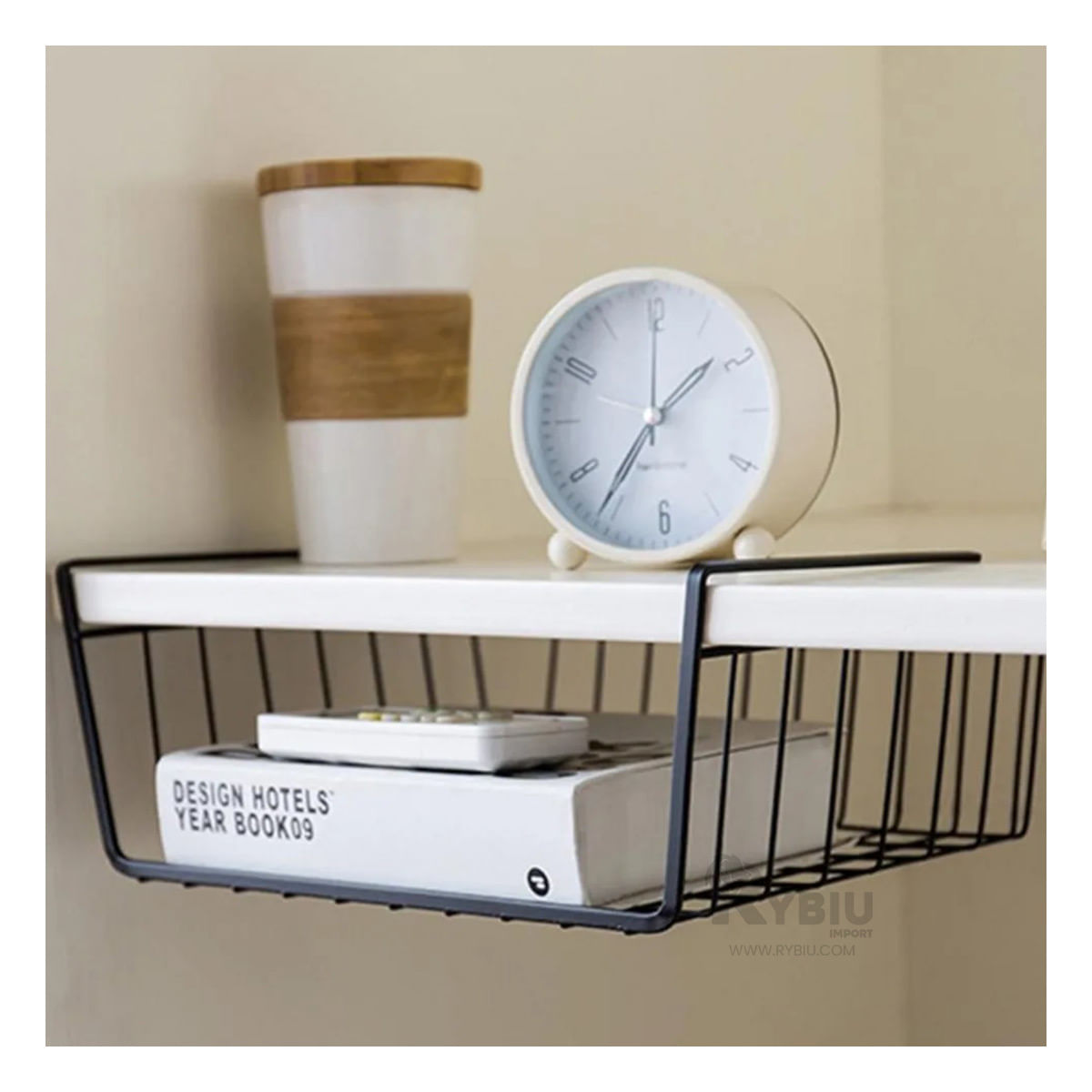 Cesto Multiuso Pulido en Color Negro Y+Agendita