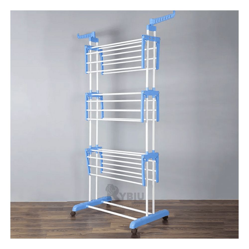 Tendedero Practico Multiuso en Color Celeste Y+Stickers Tendedero Practico Multiuso en Color Celeste Y+Stickers