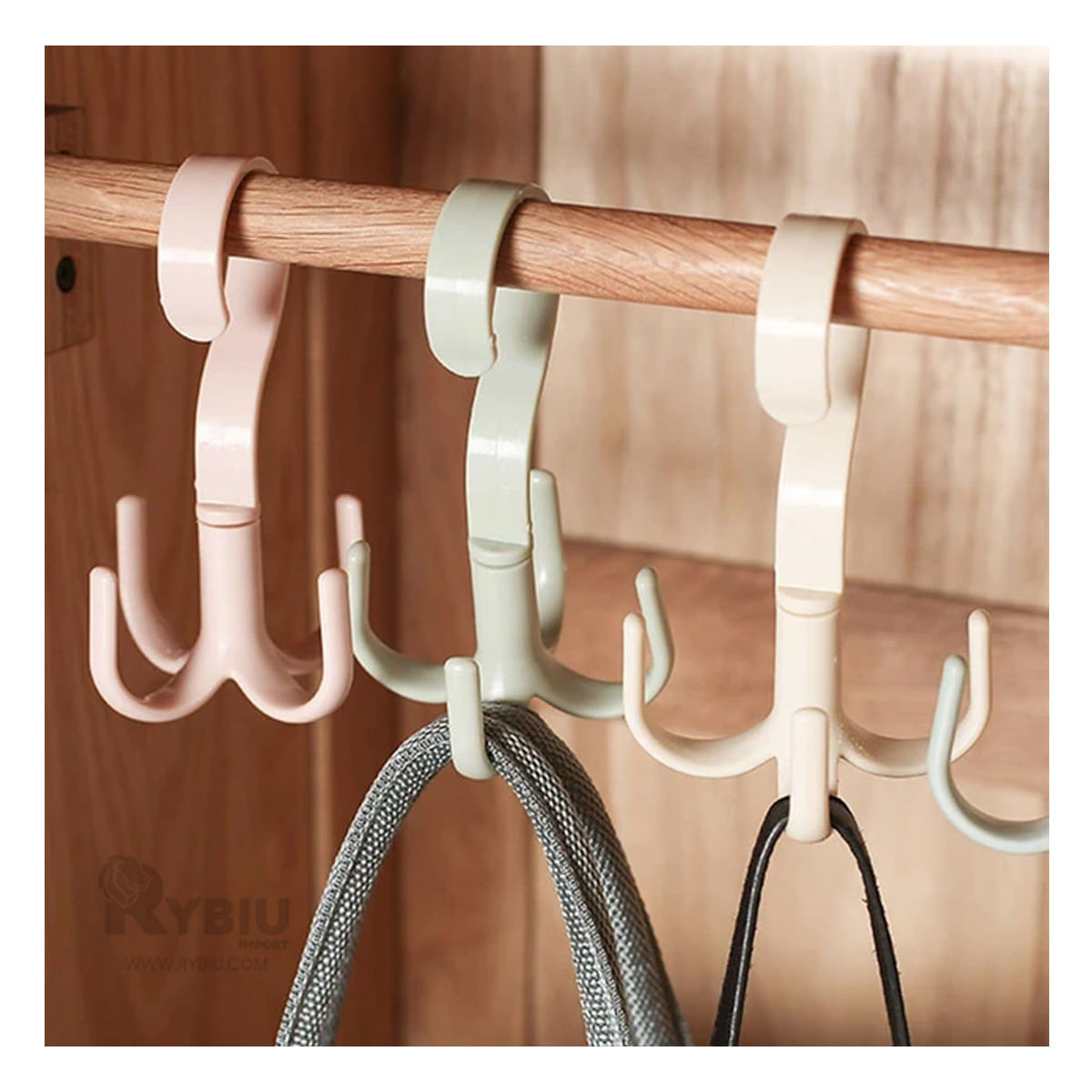 Pack Colgador para Ropa de Color Multicolor Y+Stickers