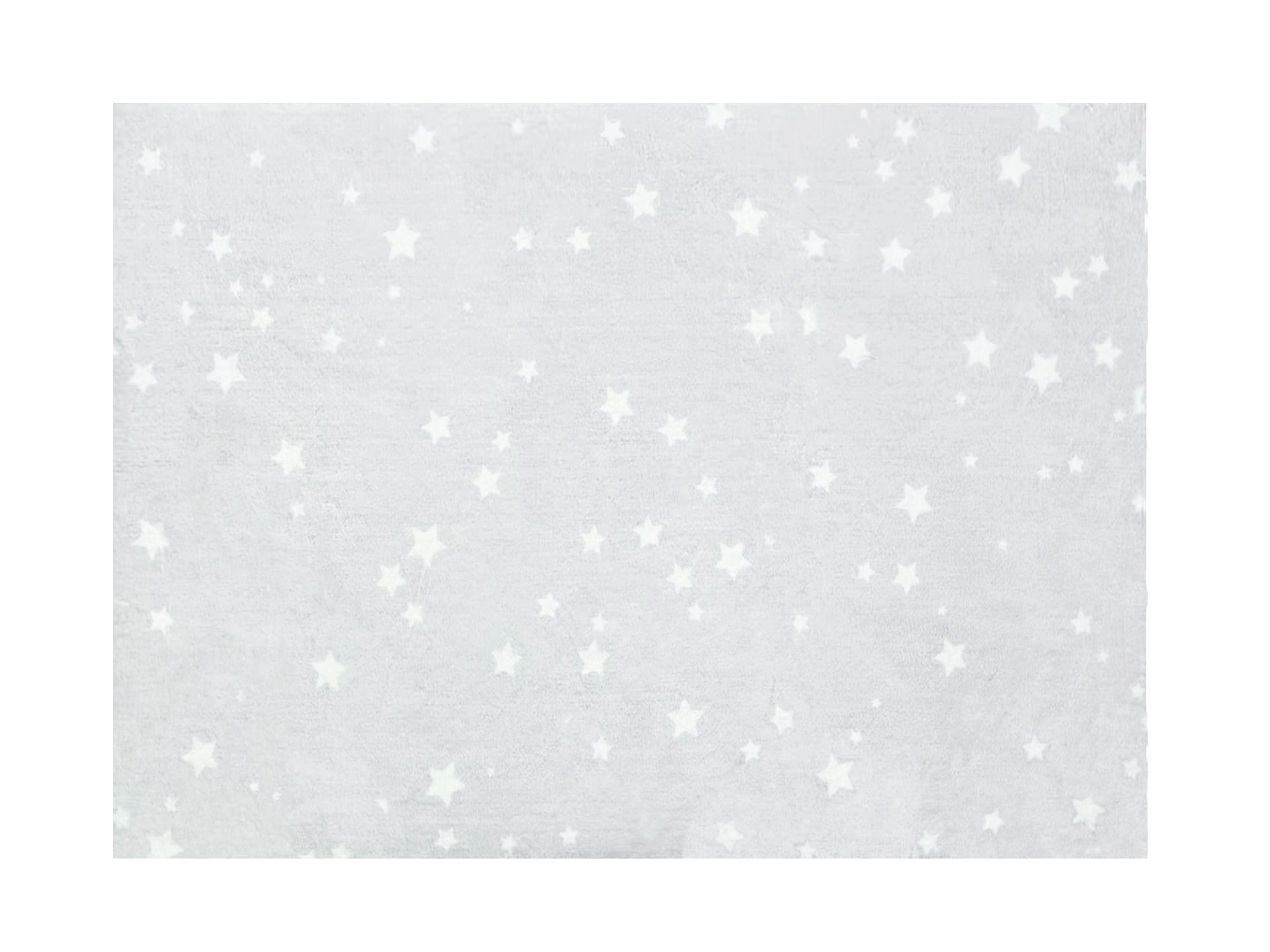 Alfombra Infantil Estrellas Gris 120X180