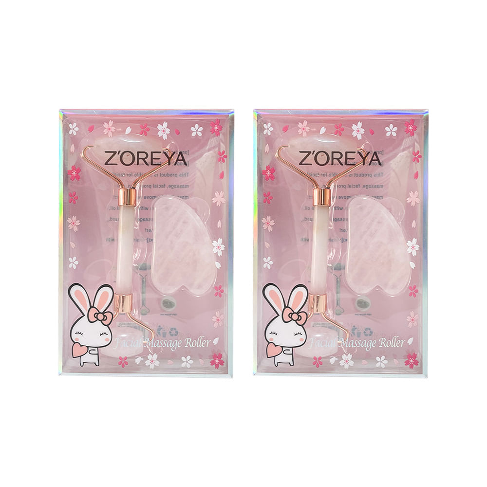 Rodillo Facial y Gua-sha Z’oreya 2 Unidades