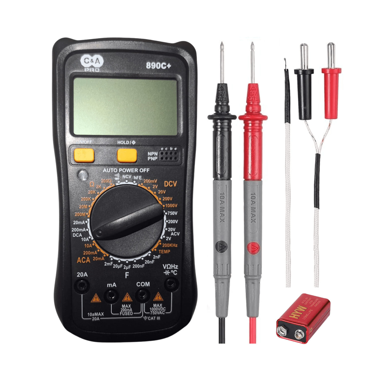 Multímetro Digital Profesional C&A 170046