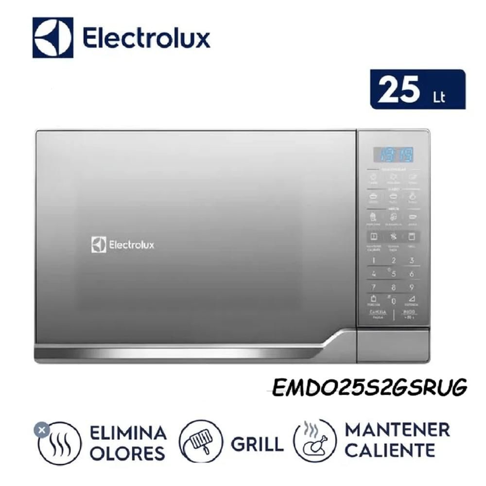 Horno Microondas Electrolux 25L Gris EMDO25S2GSRUG