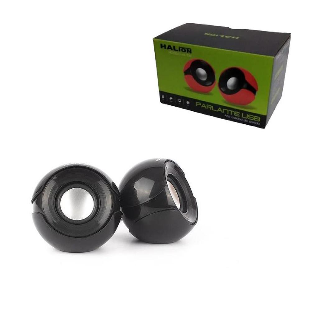 PARLANTE USB 2.0 HALION HA-S12 - Negro