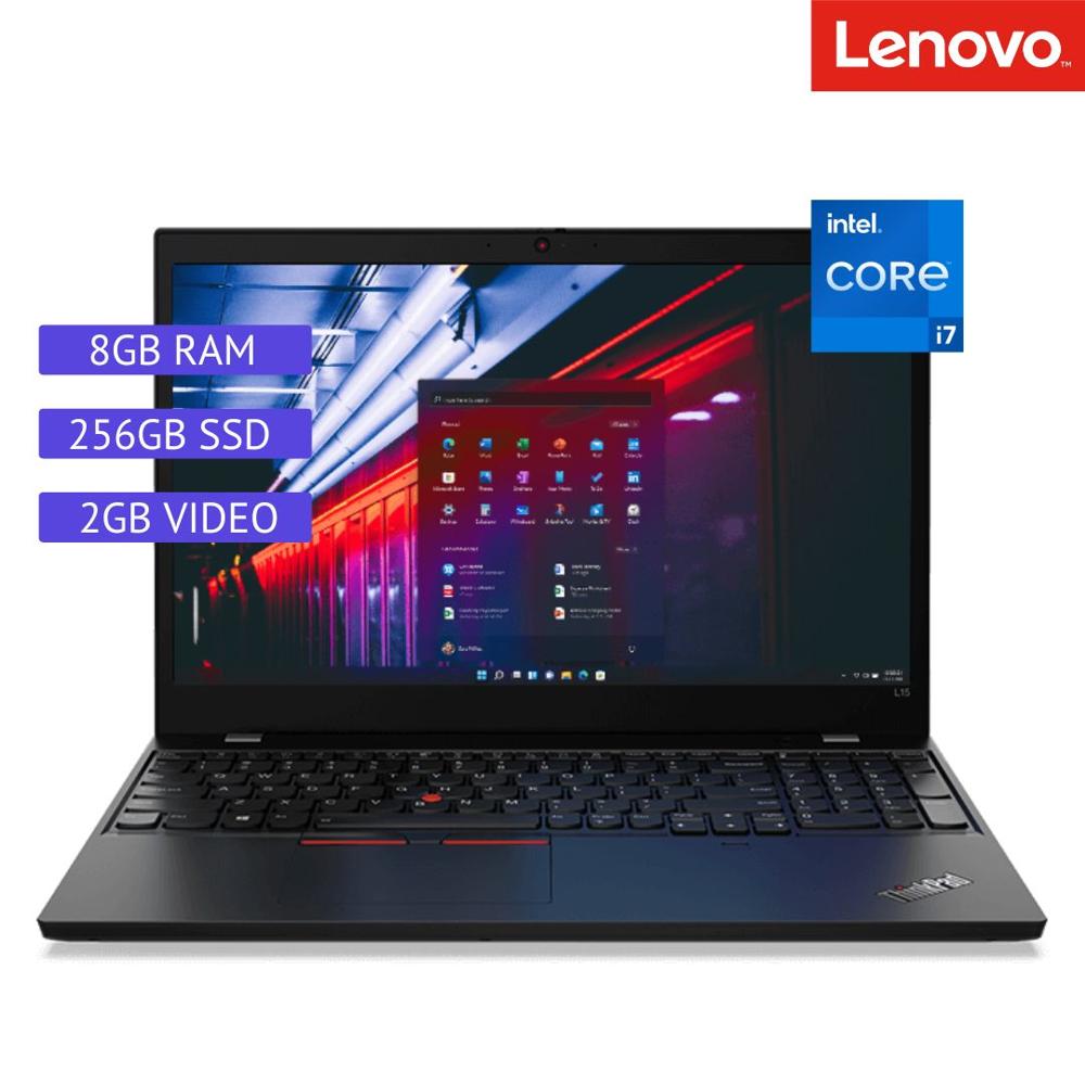 Laptop Semi Nueva Lenovo ThinkPad L15 - Core i7 10ª Gen - 8GB RAM - 256GB SSD - 2GB Video - 15.6""