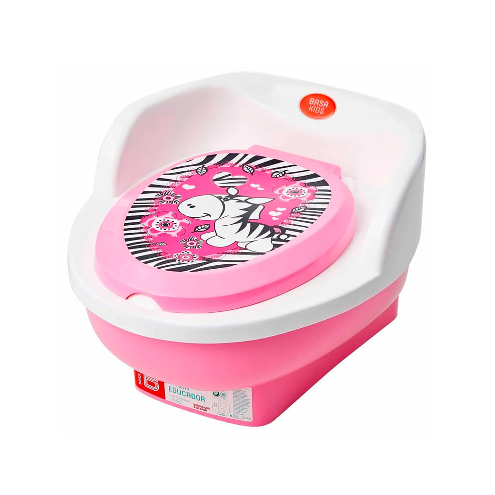 Bacin Educador Baby Basa Box Rosado 5289