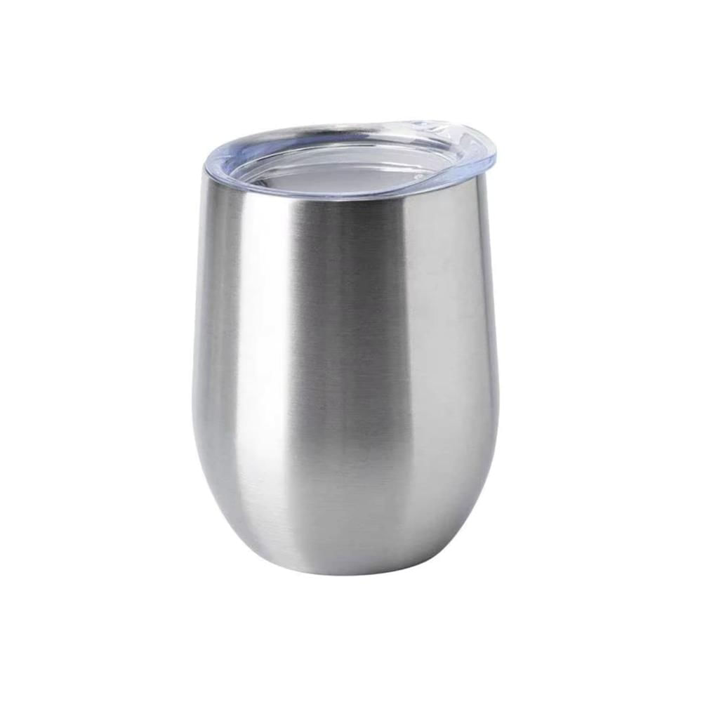 Mug Vaso Térmico para Café 350ml Plateado