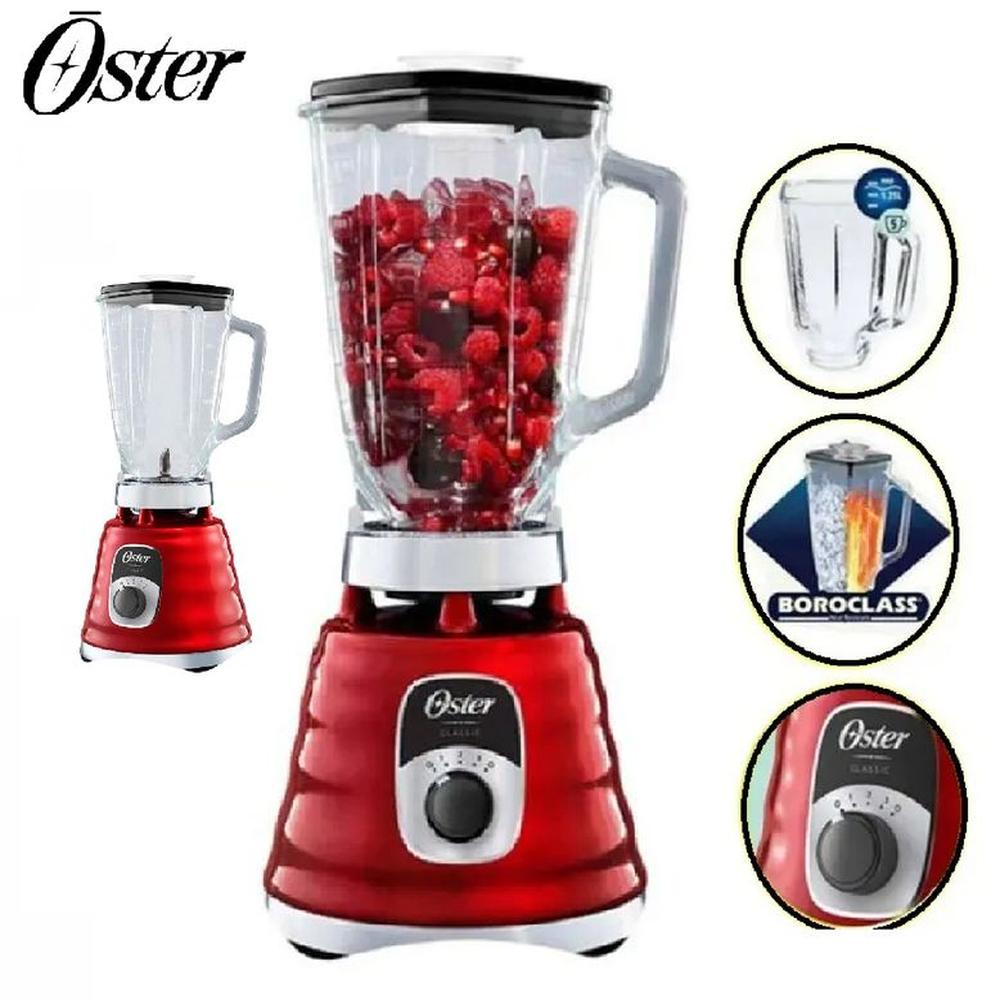 Licuadora Oster Clasica 3 Velocidades BLST4126R-Rojo