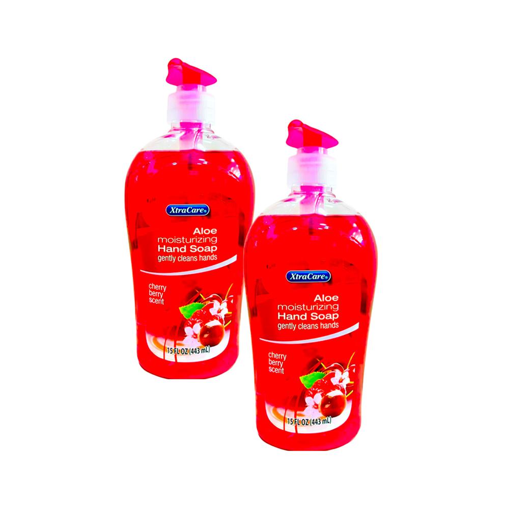 Jabon Liquido Para Manos Cherry Berry 443ml Xtracare 2 Und