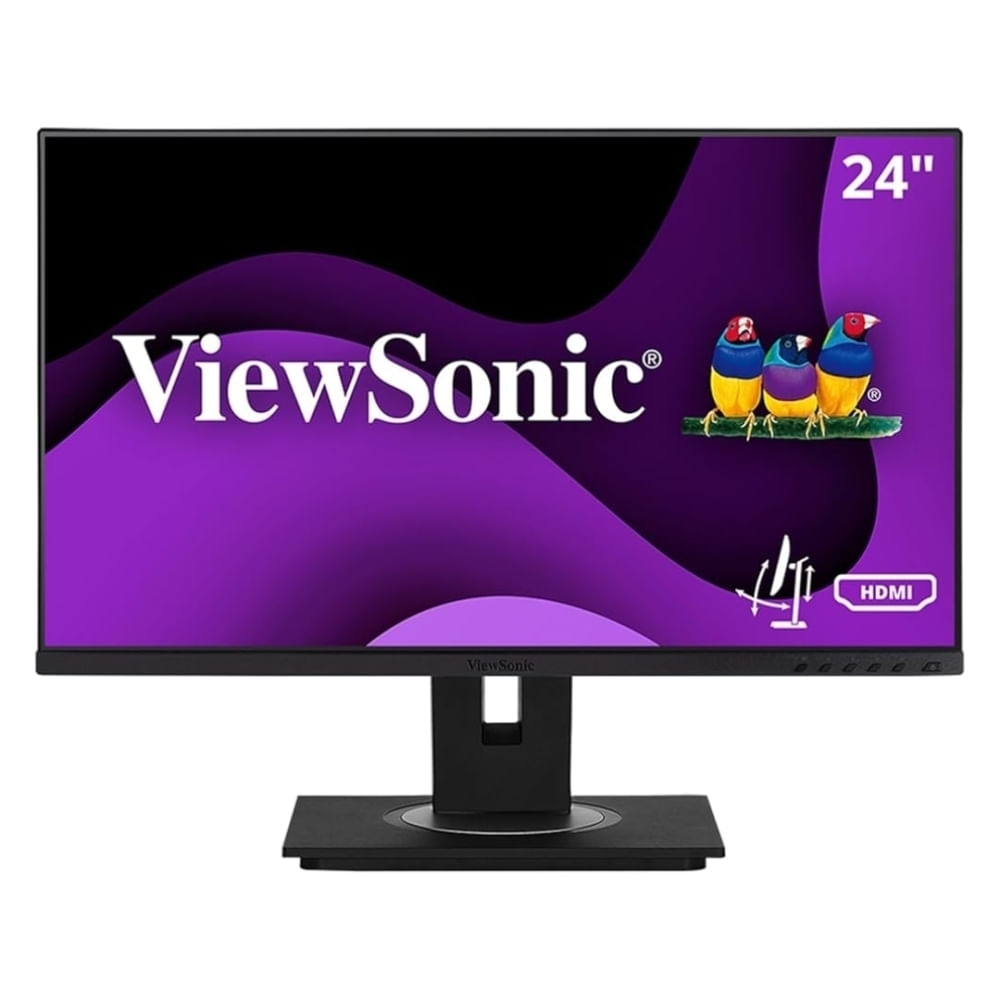 Monitor ViewSonic VG2448a-2 de 24"" Full HD IPS, con HDMI, DisplayPort,