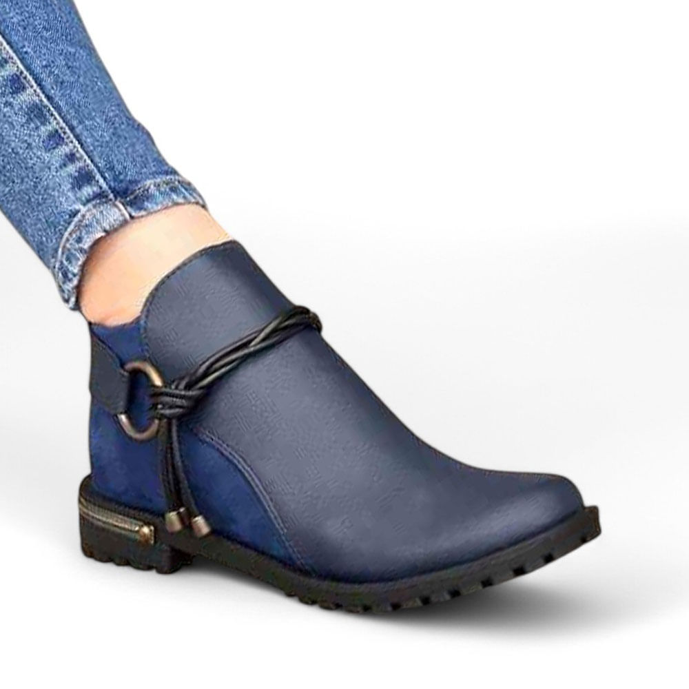 Botin Mujer Vaquerita 2086L-50 Casual Color Azul Talla 35