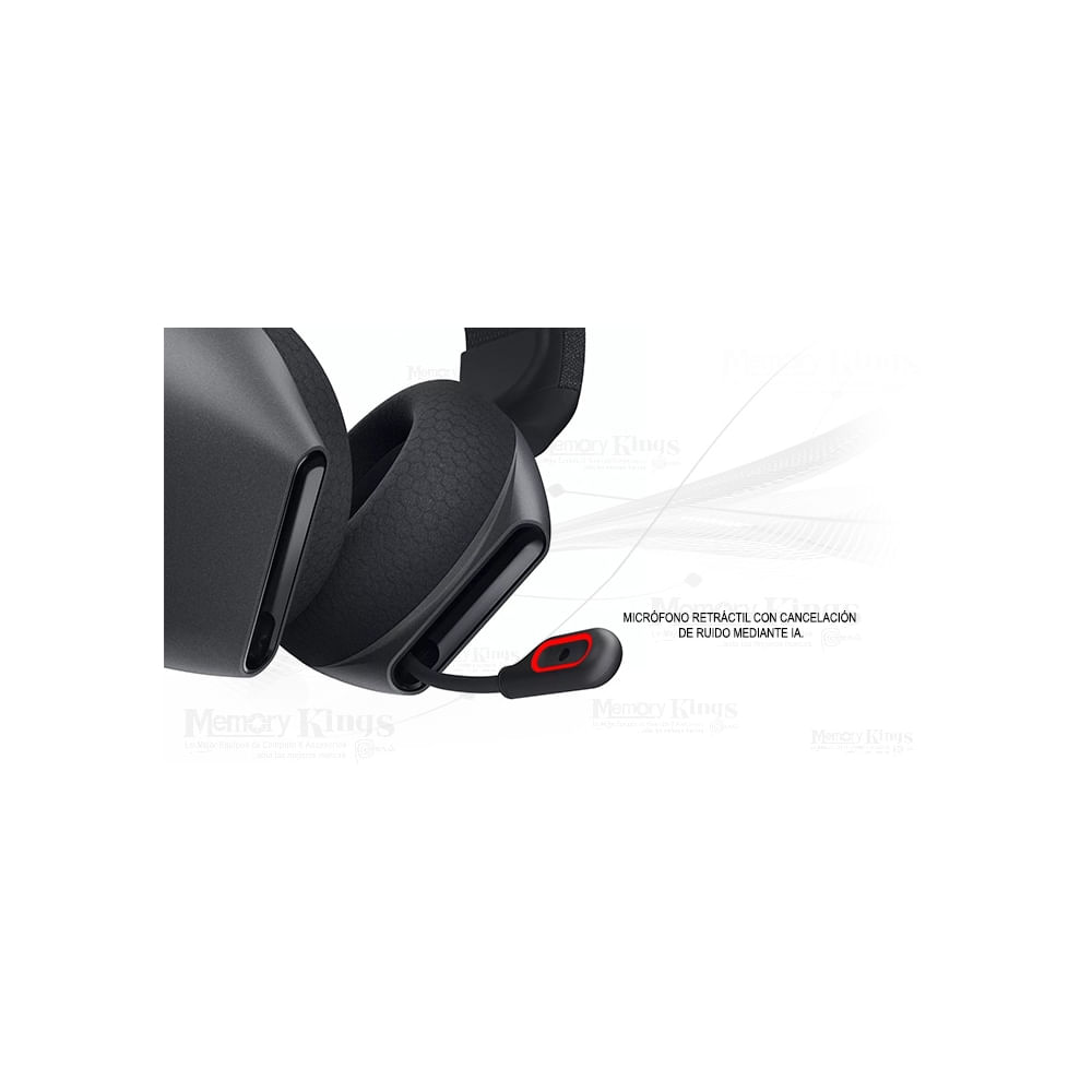 Auriculares Gaming Inalámbricos Dell Alienware Aw720H Con Sonido Surro