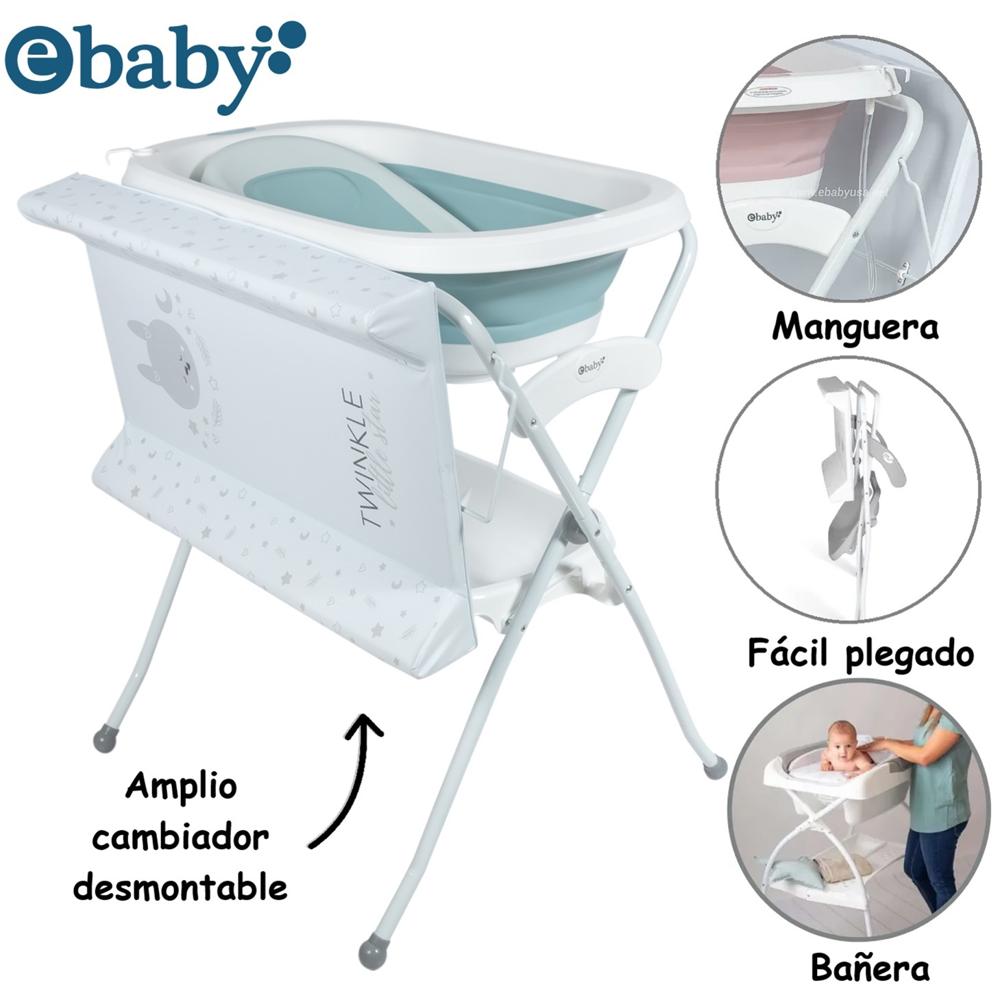 Bañera con cambiador SPARK Ebaby AZ