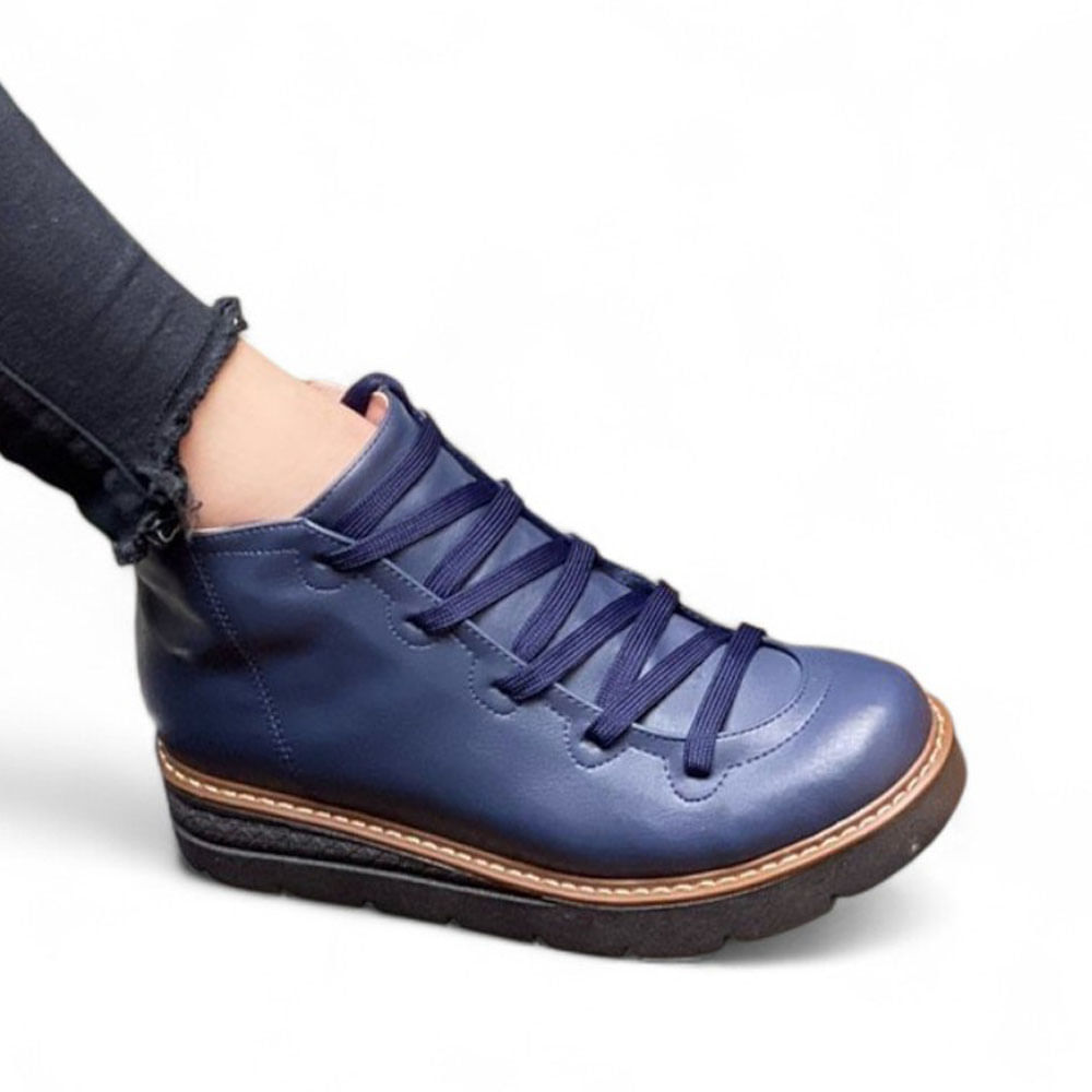 Botin Mujer Casual Ferri 2086L-50 Color Azul Talla 36