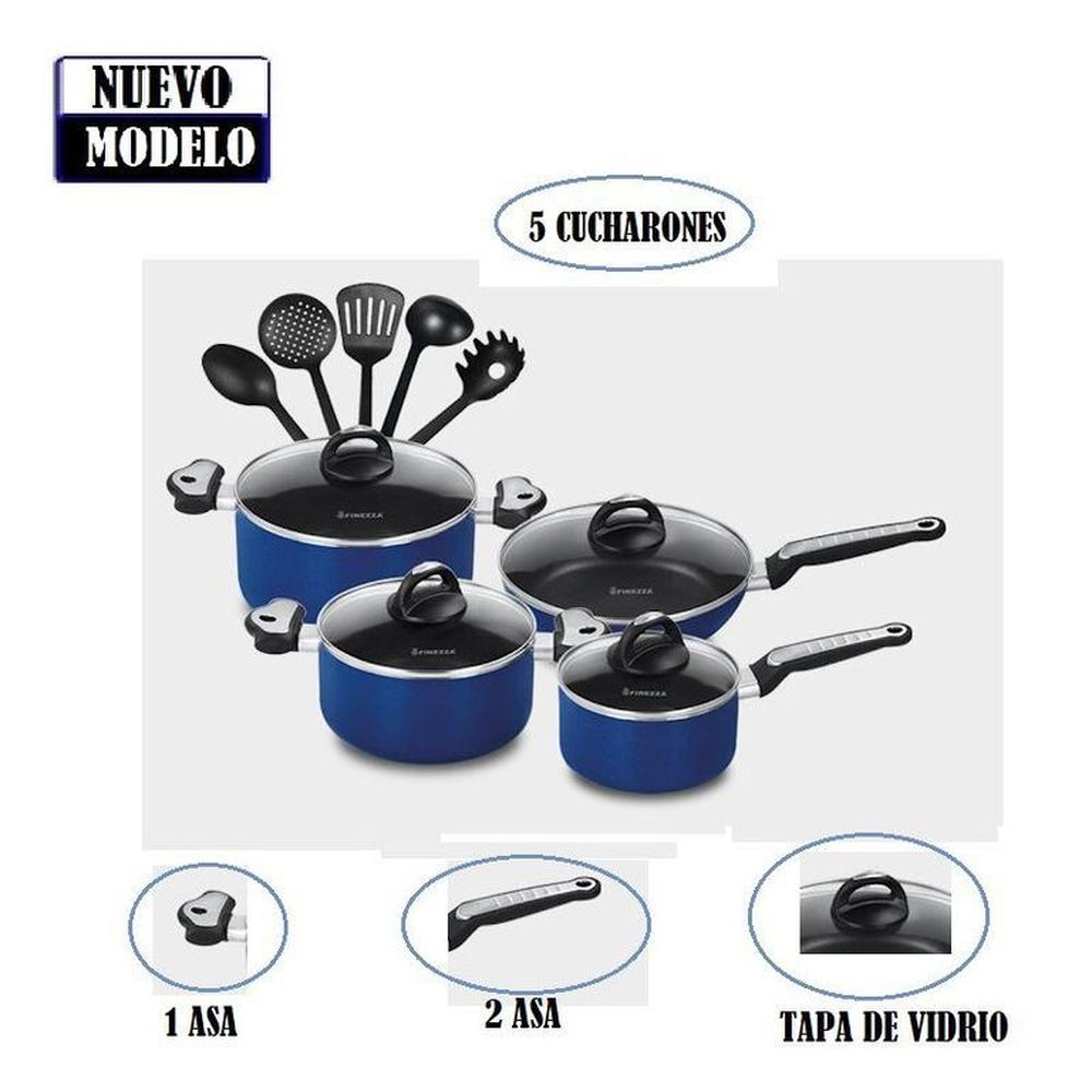Juego de ollas Aluminio 13 PZAS FZ-1612T