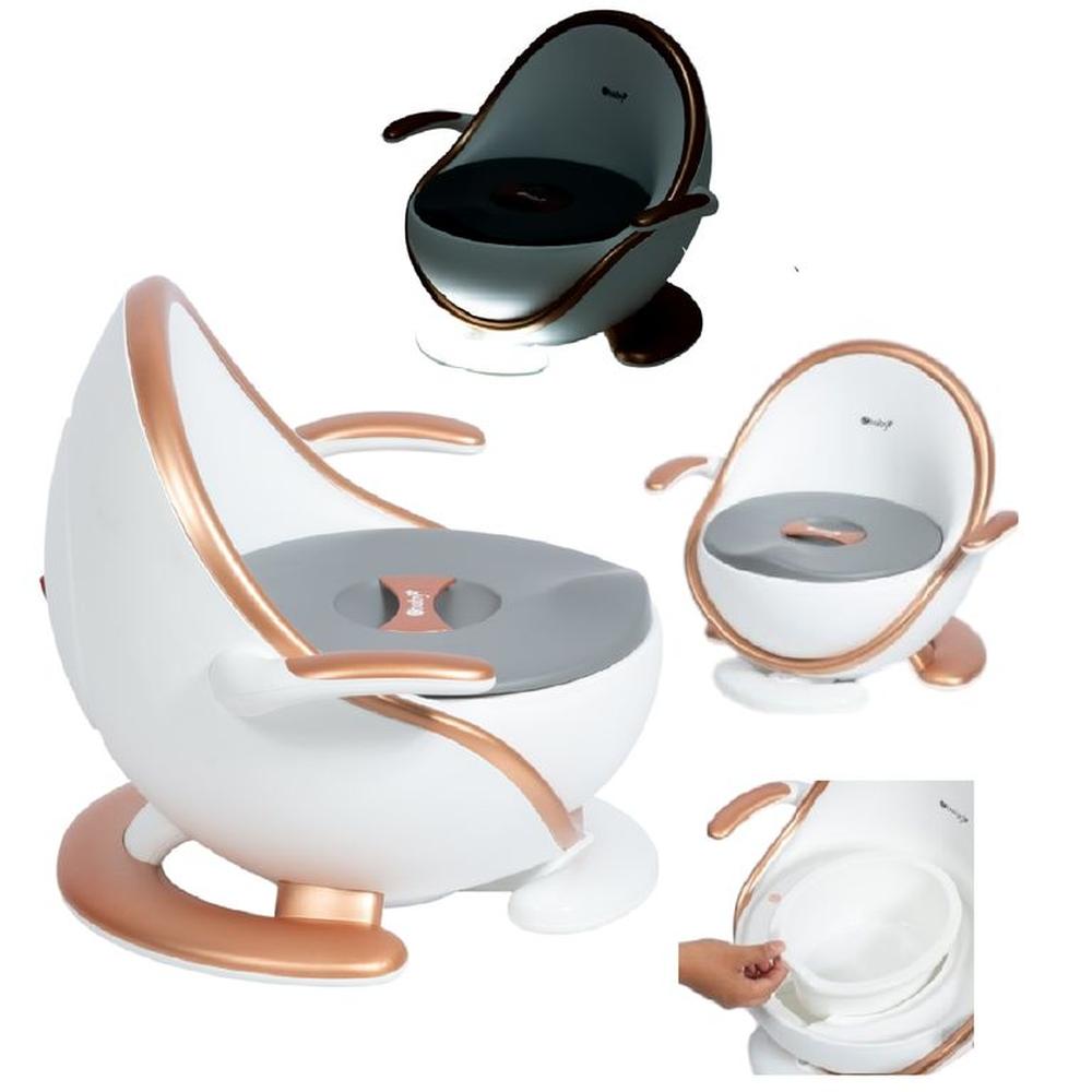 Bacin Entrenador Comfy con luces y accesorio removible-Rojo