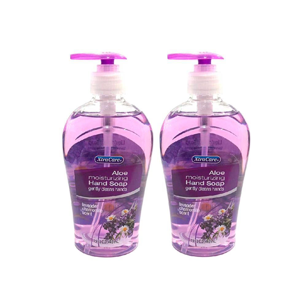 Jabon Liquido Para Manos De Lavanda 443ml Xtracare 2 Und