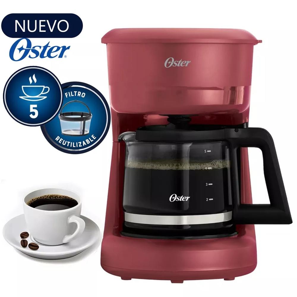 Cafetera Oster 5 tazas Roja - BVSTDCS51R