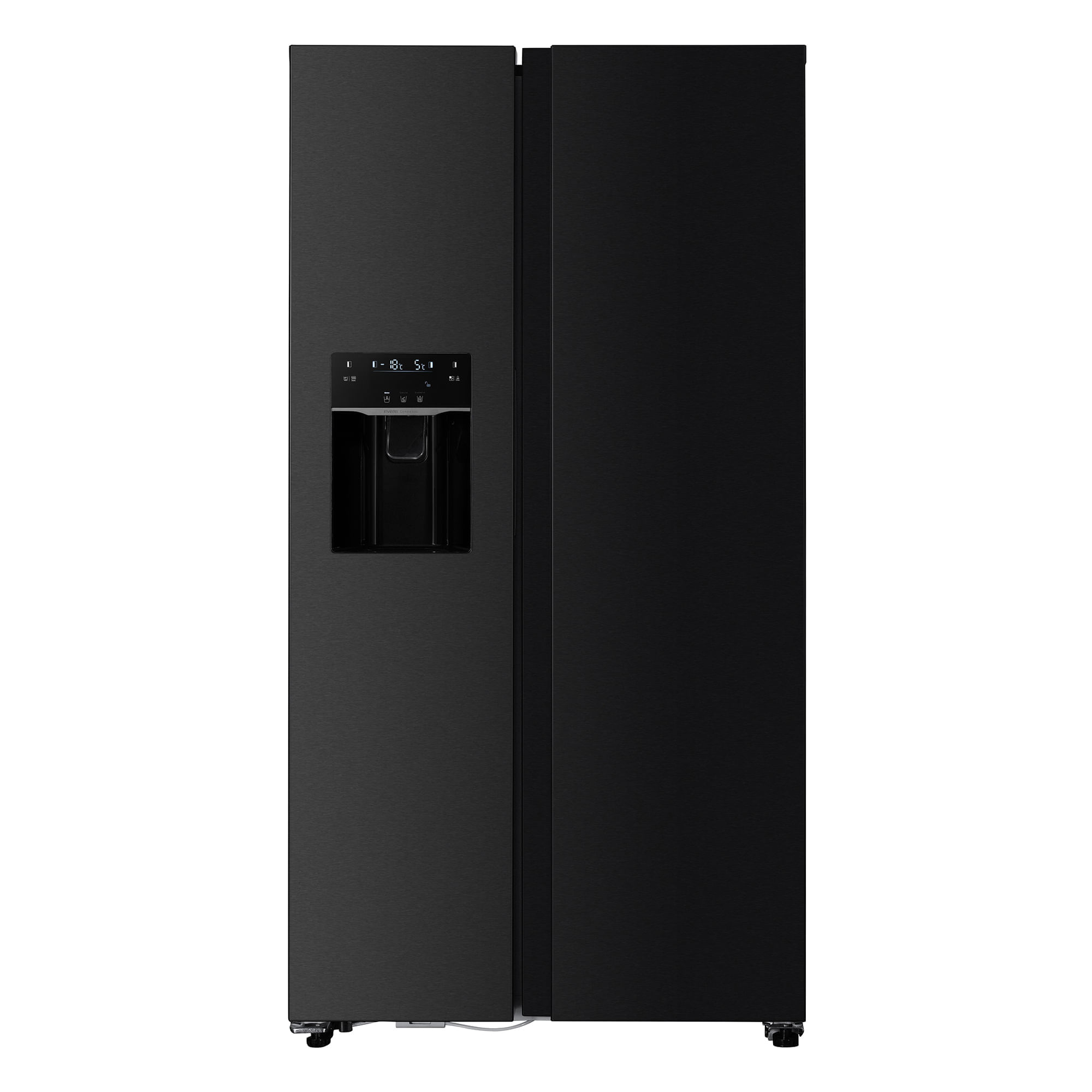 Refrigeradora BLACKLINE 579L No Frost SBS576L Black Inox
