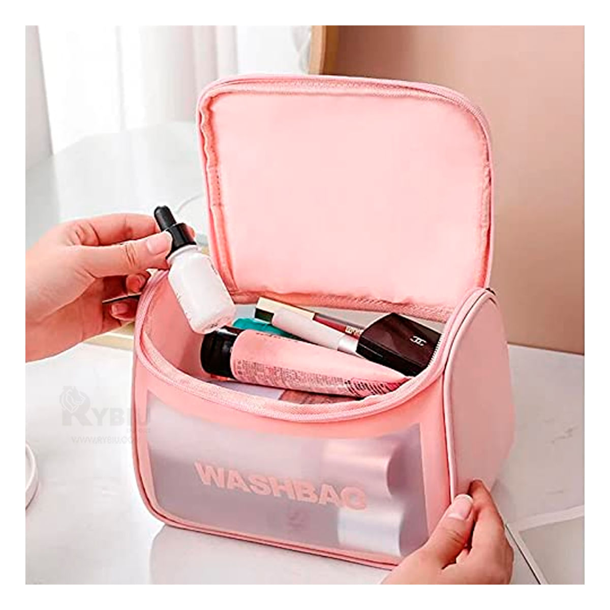 Portacosmeticos Multiuso Rosado