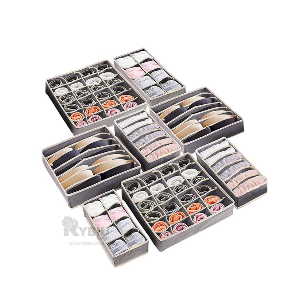 Set de Ropa Interior Plomo y Borde Beige Y+Regalo Agendita