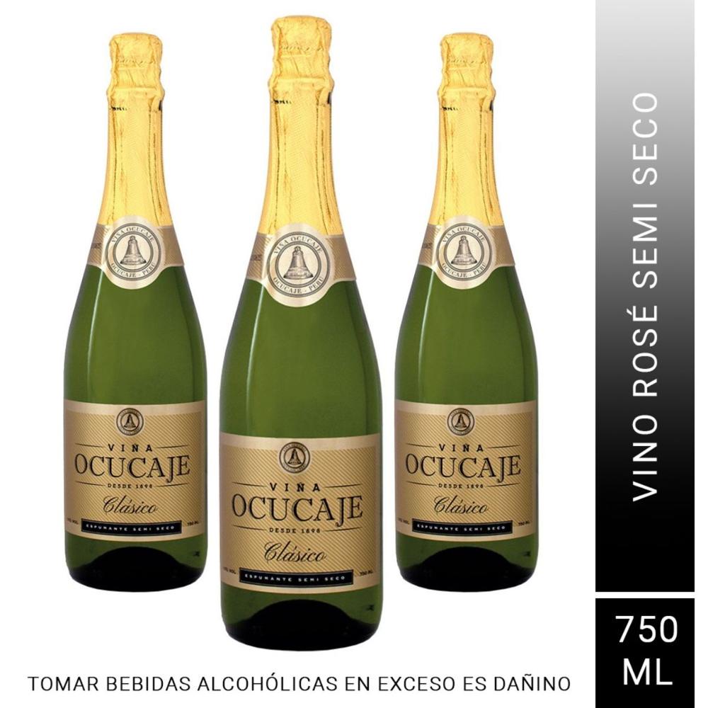 Pack x3 Vino Clasico Espumante 750 ml