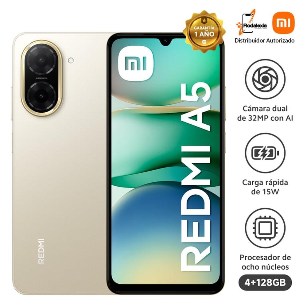 CELULAR XIAOMI REDMI A5 4GB RAM 128GB ROM COLOR SANDY GOLD