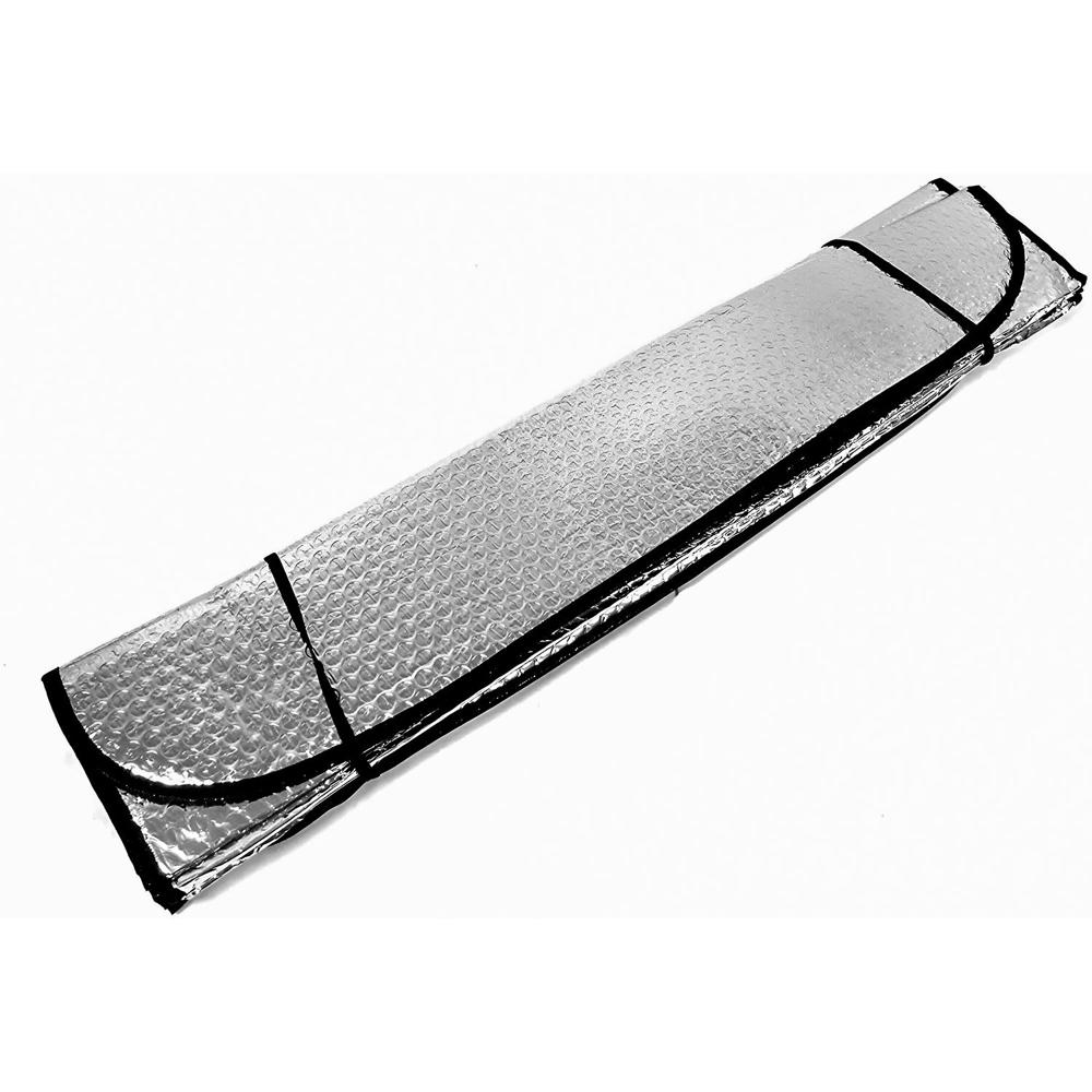 Tapasol Plateado Fijo De 130x60Cm