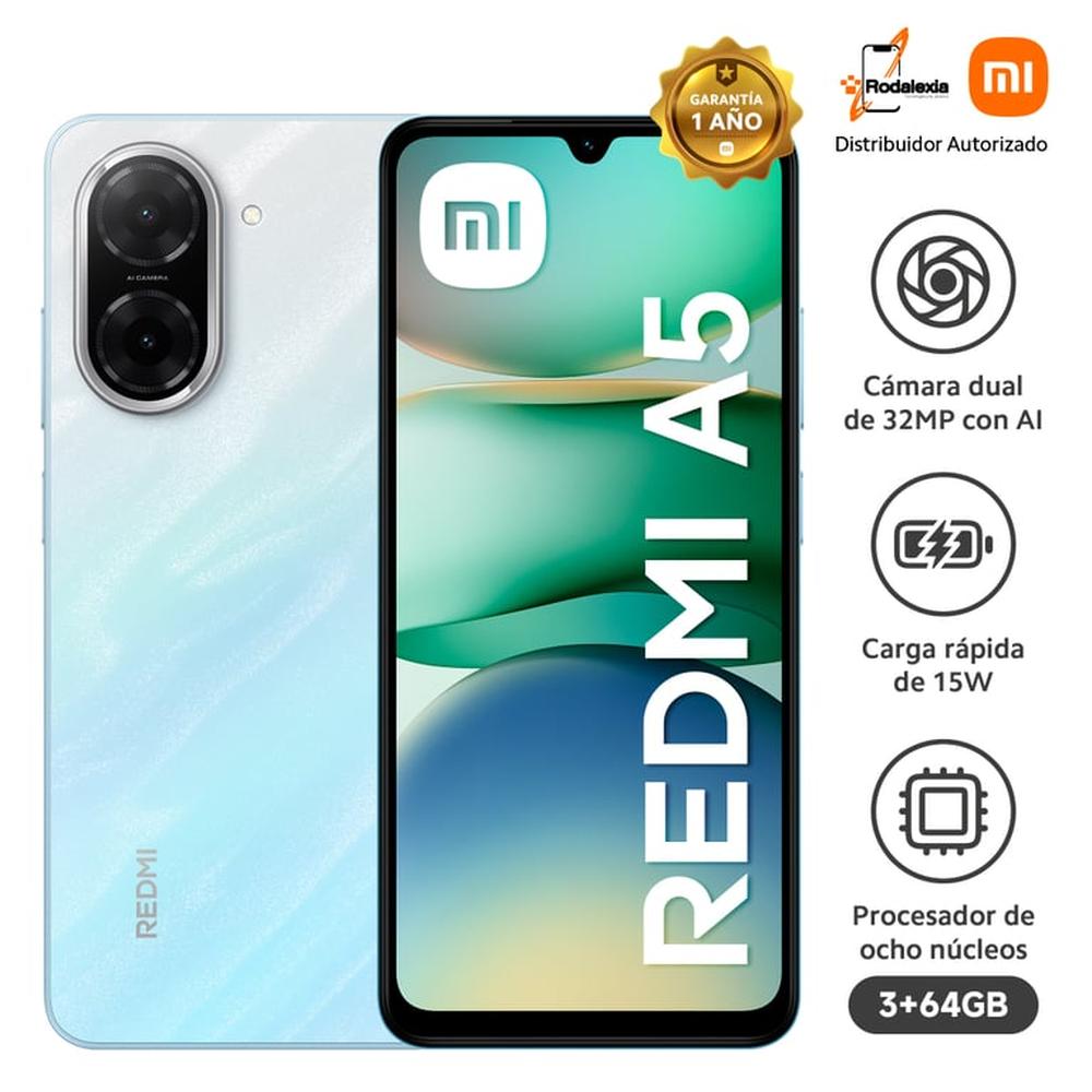 CELULAR XIAOMI REDMI A5 3GB RAM 64GB ROM COLOR AZUL OCEANO