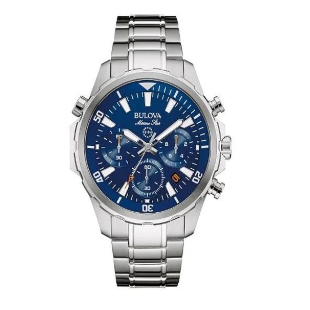 RELOJ BULOVA MARIEN STAR CRONOGRAFO CARATULA AZUL