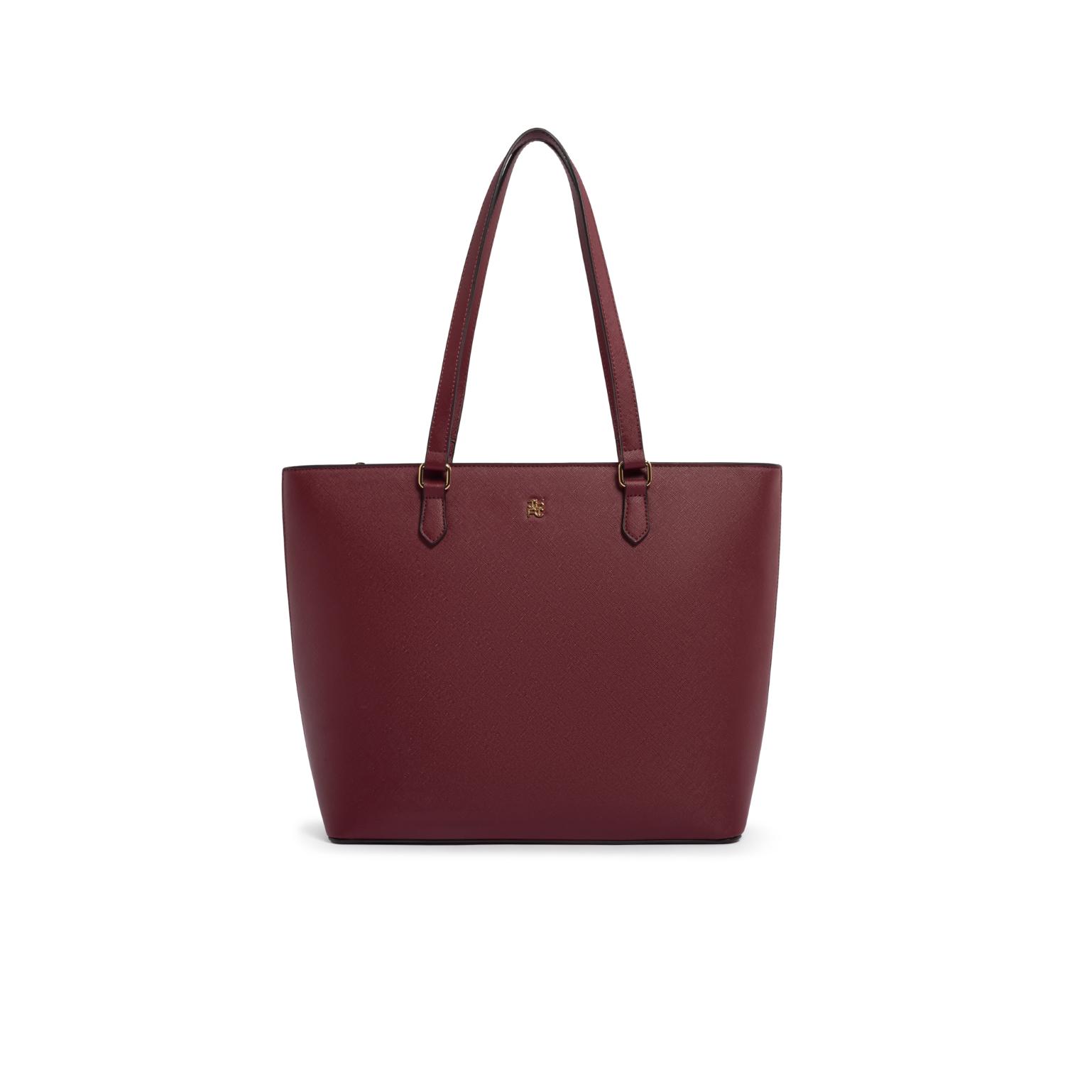 Bolso Crepier Tote Ayla Grande Burgundy