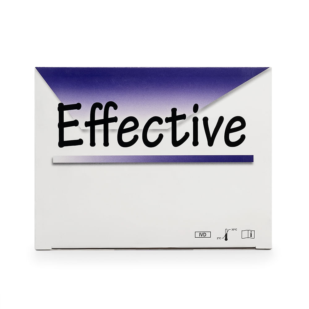 Prueba Rápida de HIV y Sifilis en Casete EFFECTIVE CAJA 25 UND