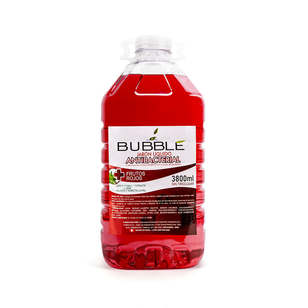 Jabón Líquido Antibacterial Frutos Rojos FCO 3800 ML