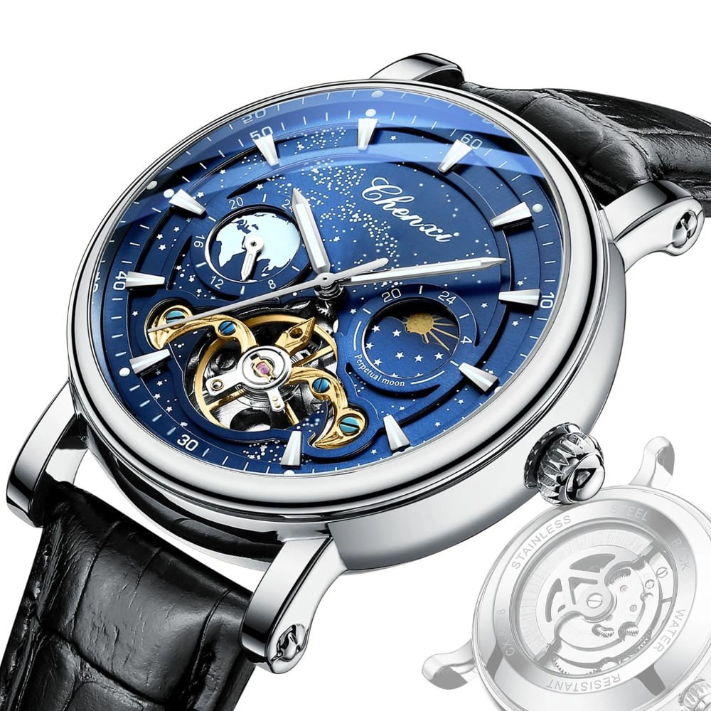 Reloj Lujo CHENXI 8872 Mecanico-Automatico Tourbillon