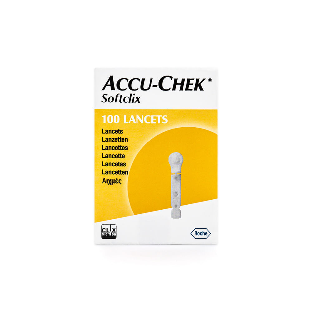 Lancetas ACCU CHEK Softclix CAJA 100 UND