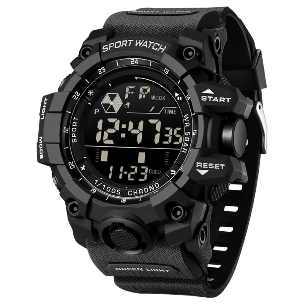 Reloj Deportivo SANDA 6229 Digital Negro
