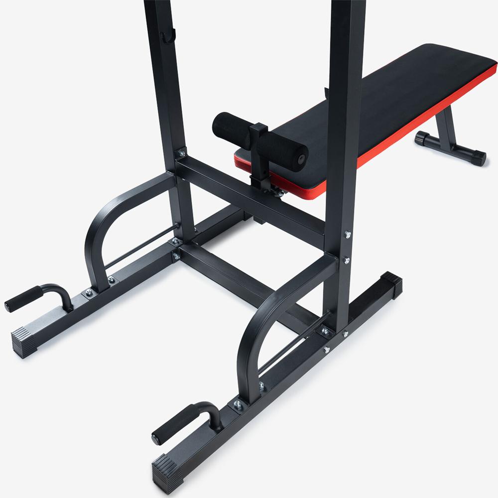 Máquina Estación Dominadas Paralelas Multifunción Torre Elite