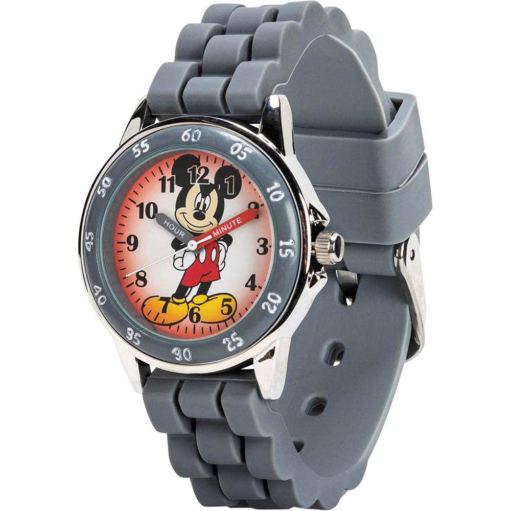 Reloj Infantil Disney Mickey Mouse Analógico Silicona Acero - MK1242