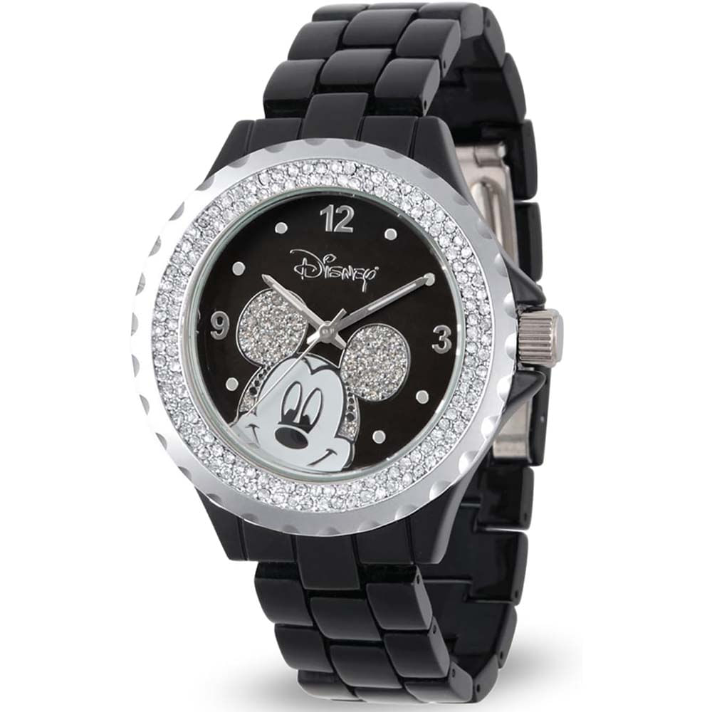 Reloj Mujer Disney Mickey Mouse Analógico Piedras Acero - WDS000079