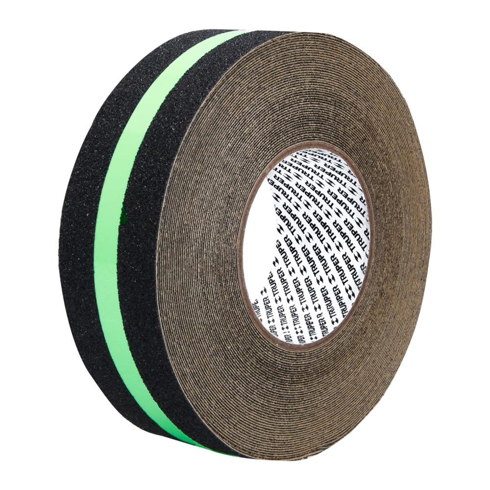 Cinta Antiderrapante 18 mt Fotoluminiscente 50 mm c/ Abrasivo 101451 Truper