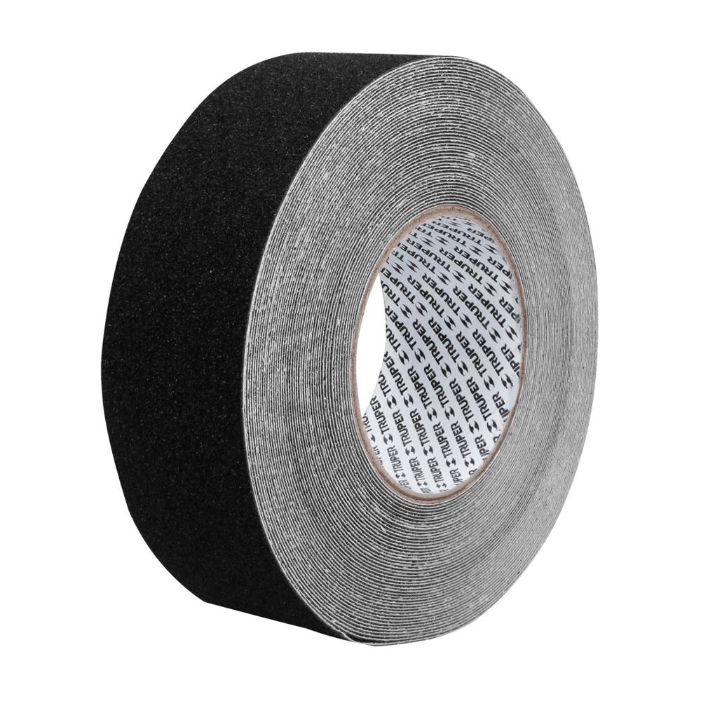 Cinta 18 mt Antiderrapante Antideslizante Negro 50mm c/Abrasivo 101444 Truper