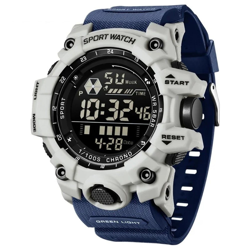 Reloj Deportivo SANDA 6229 Digital Blanco