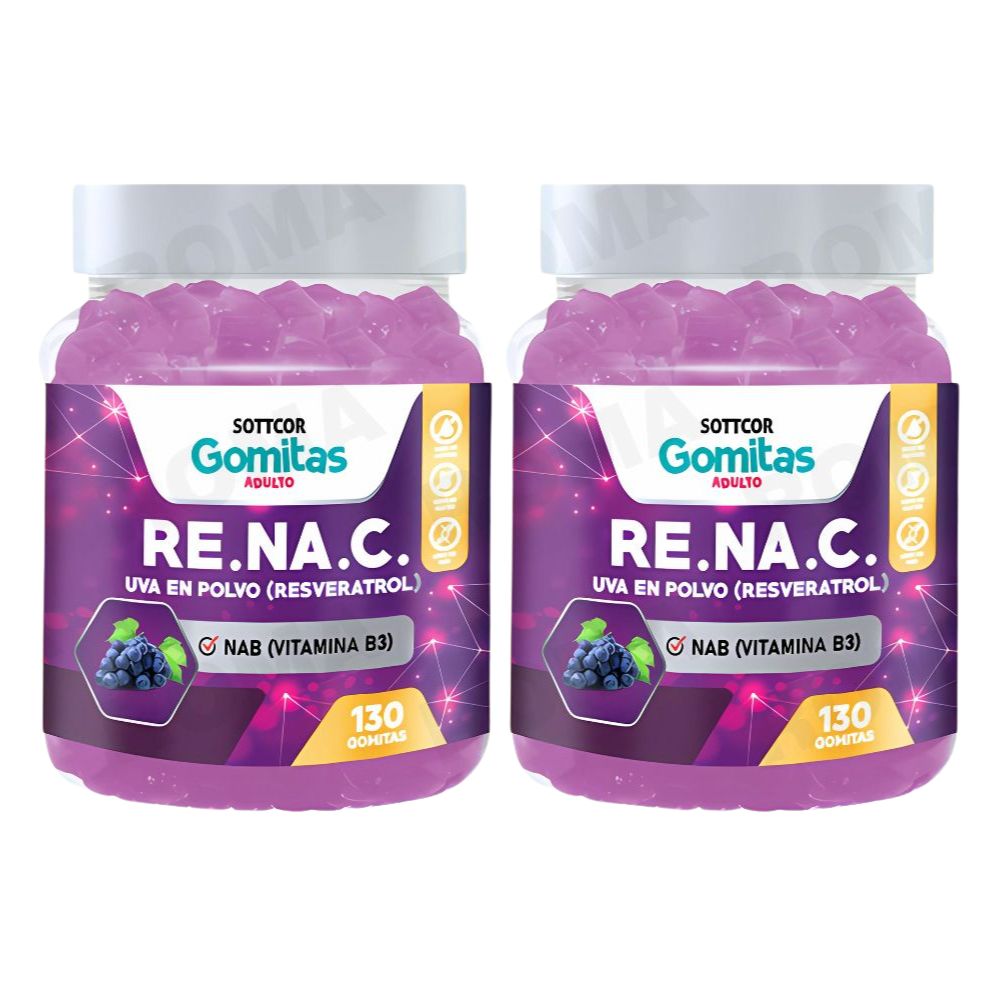 PACK 2 GOMITAS RESVERATROL 260UND