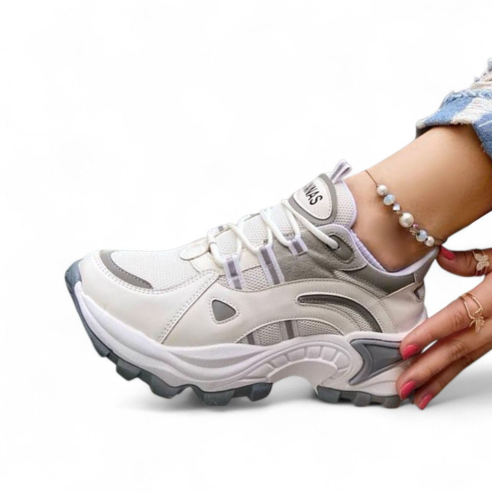 Zapatilla Mujer Android Kendra 2086L-55 Color Gris Talla 39