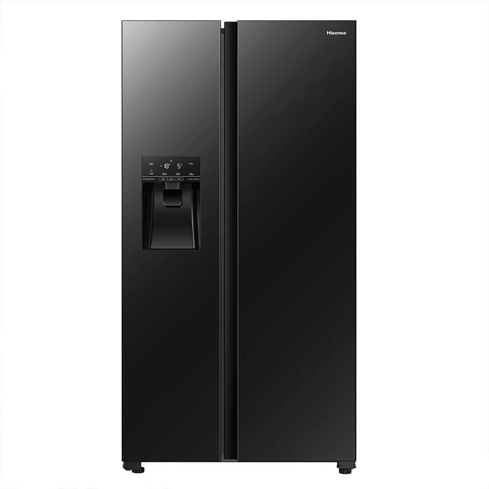 Refrigerador Side by Side Hisense 535L BCD-535W C/D Negro