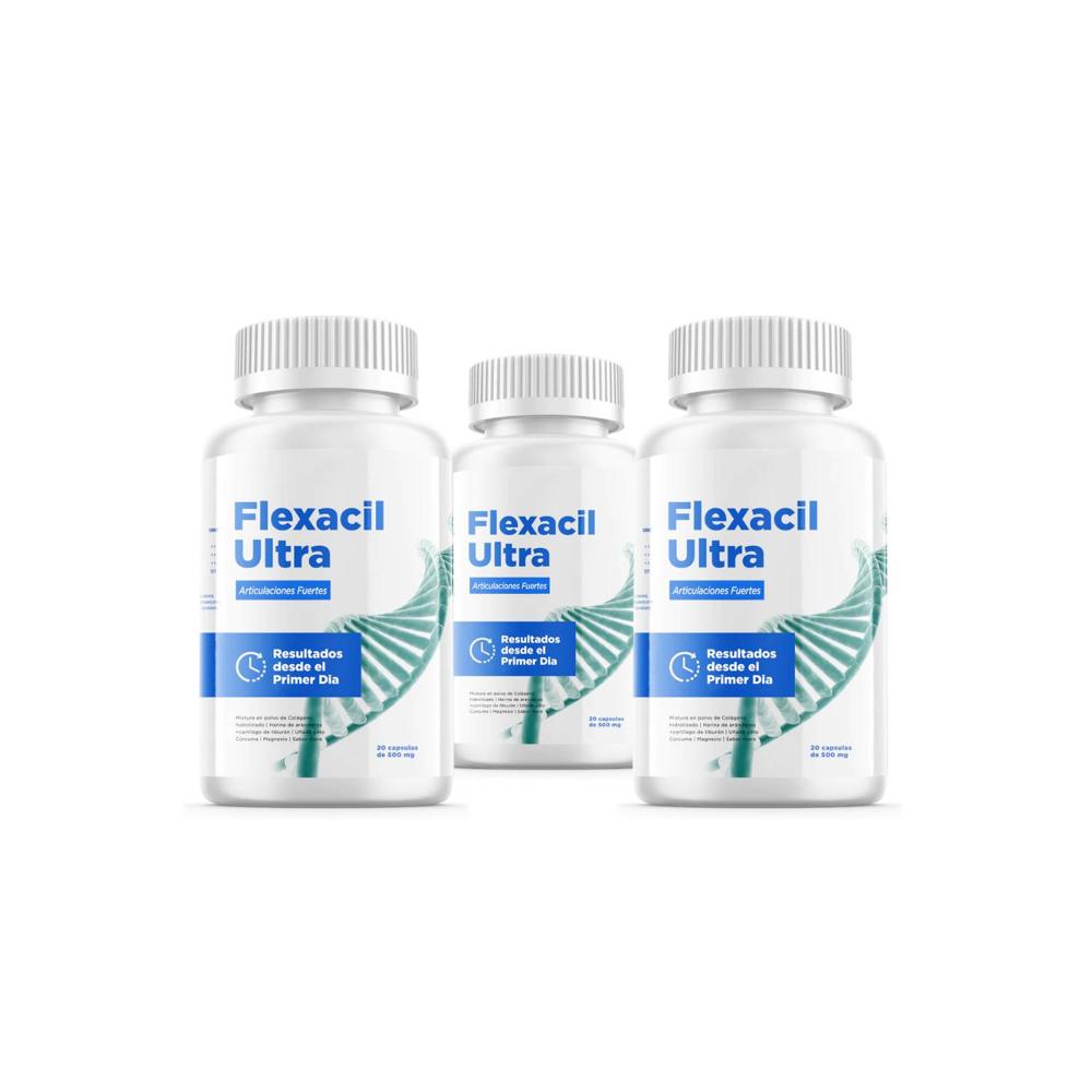 Flexacil Ultra 3 Pack para Molestias Articulares y Oseas
